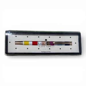Kate Spade Candy Stripe Ballpoint Pen New in Box